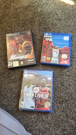 NBA Basketball Video Games Bundle – PS2 & PS4