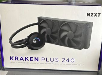 NZXT Kraken Plus 240 Liquid Cooler with LCD