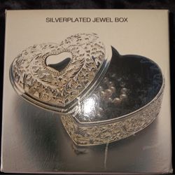 Silver Plated Jewelry  Box