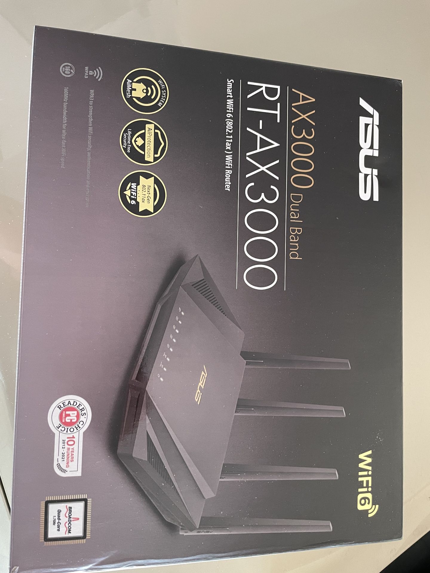 ASUS Wi-Fi 6 Router (RT-AX3000) - Dual Band Gigabit Wireless Internet Router