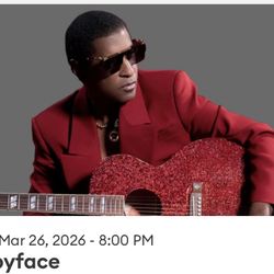Babyface - Thursday March 26th / 2 Tickets