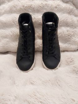 Adidas Black High-Top Sneakers