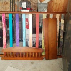 Real Wood Twin Size Bed Frame 