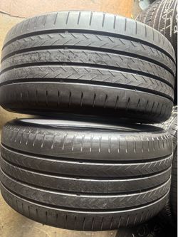 Pair of 285 40 20 Continental eco contact tires