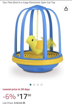 Our Pets Bird in a Cage Electronic  Thumbnail