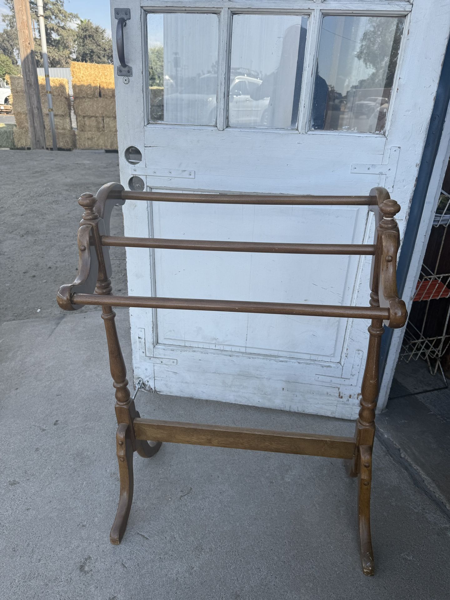 Wood Blanket Or Quilt Rack