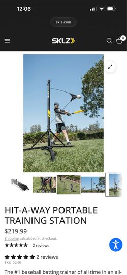 Baseball Batting Practice SKLZ Hit-A-Way Portable Training Station