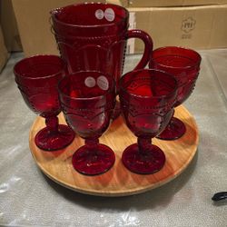 Marbella Jarra Con 4 Vasos