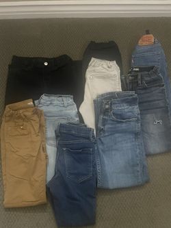 9 Pairs Of Boys Jeans Size 10