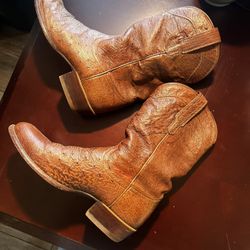 Ostrich Tecovas — Light Brown — 10D