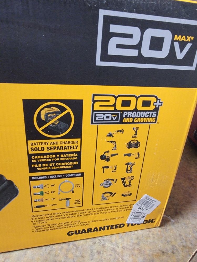 Dewalt 550 Psi Power Cleaner