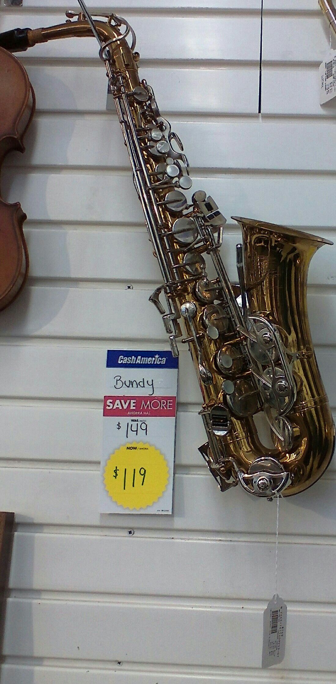 Saxophone Bundy for sale