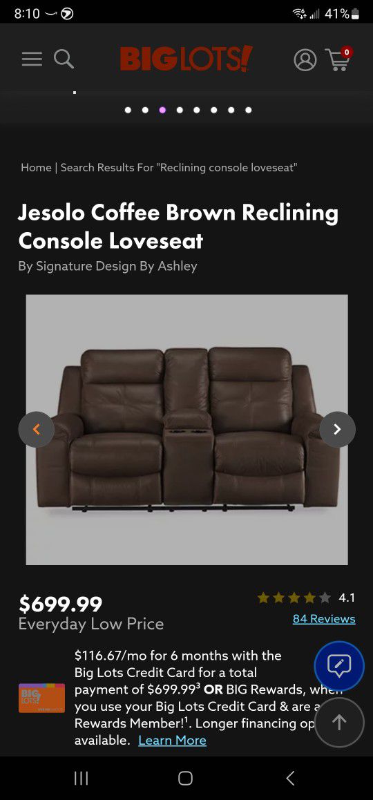 Coffee Brown Reclining Console Loveseat 
