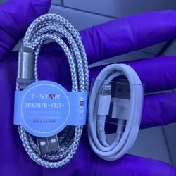 2 iPhone Charger Cable Set - New 