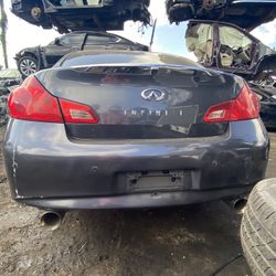 2007-2015 Infiniti Q40 G37 G35 G25 Sedan Rear Bumper Cover With Sensors 