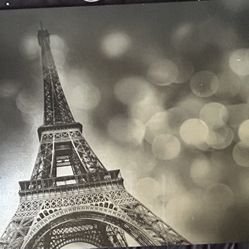 eiffel tower canvas painting for walls and blank space