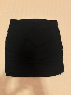 Black Mini Skirt from OhPolly