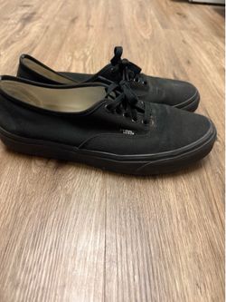 Vans Authentic Black/Black Skate Shoes – Men’s Size 11