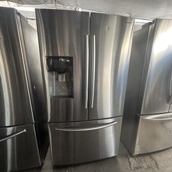 Samsung French Door Stainless Steel Fridge We Deliver And Install🚚👨🏻‍🔧