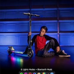 T10 Apex Electric Scooter for Kids 8-14, Adjustable Handlebar Height for Riders 4.3-5.6 ft, 132 lbs, Up to 40 mins Continuous Time, 3 Speed