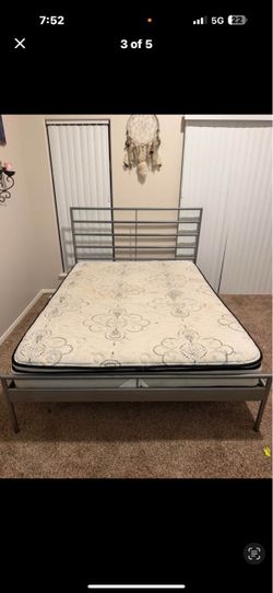 IKEA full bed frame /full mattress
