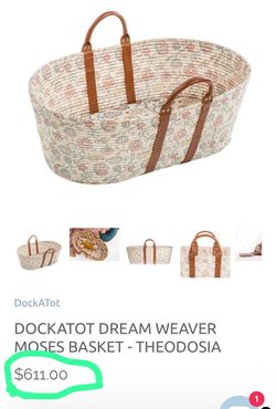 DockATot Dream Weaver Moses Basket – Theodosia