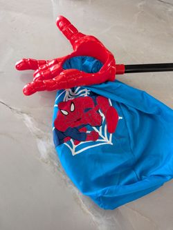 Spider man hand halloween basket
