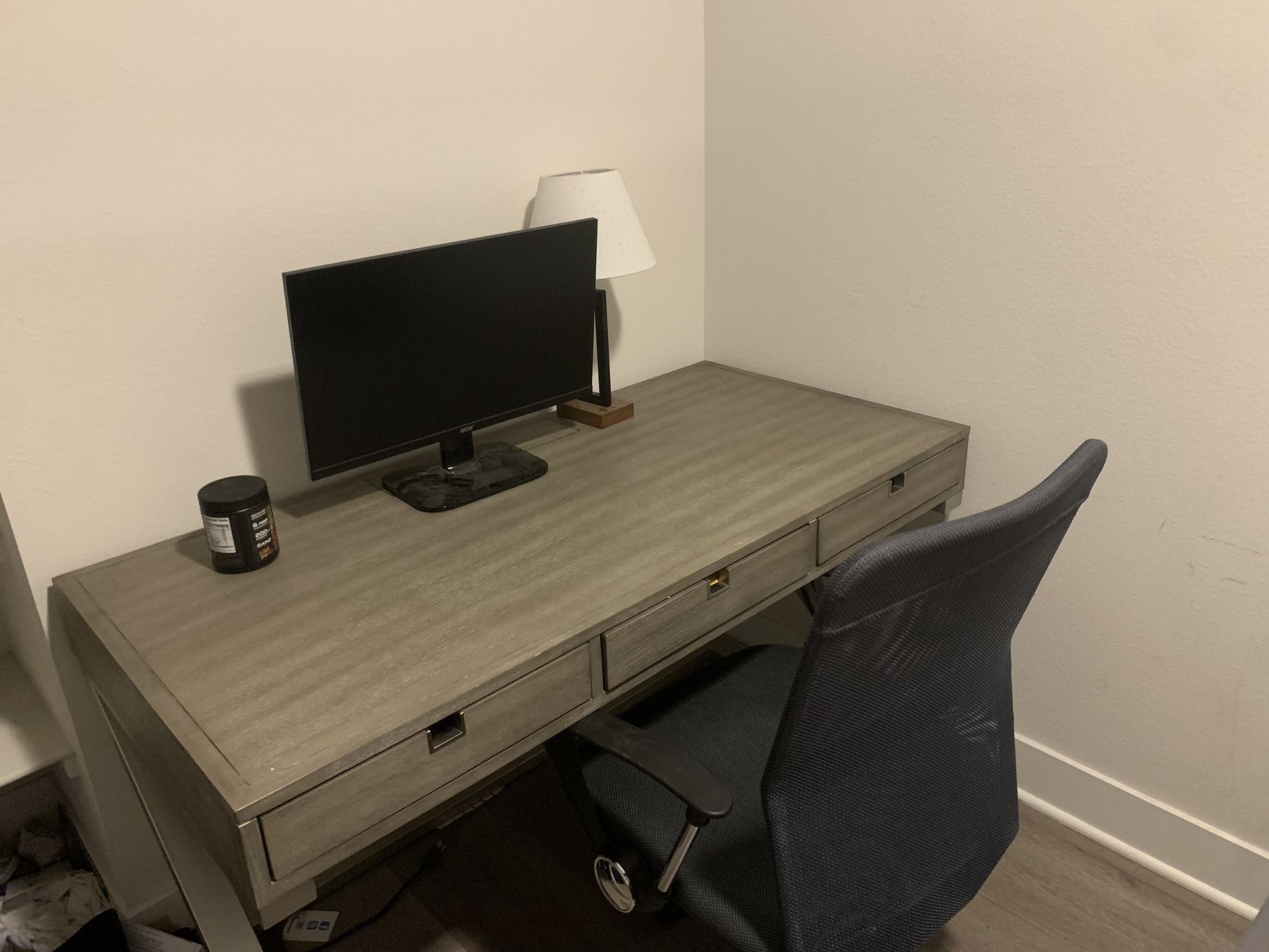 Home Office Set Up Desk And Chair