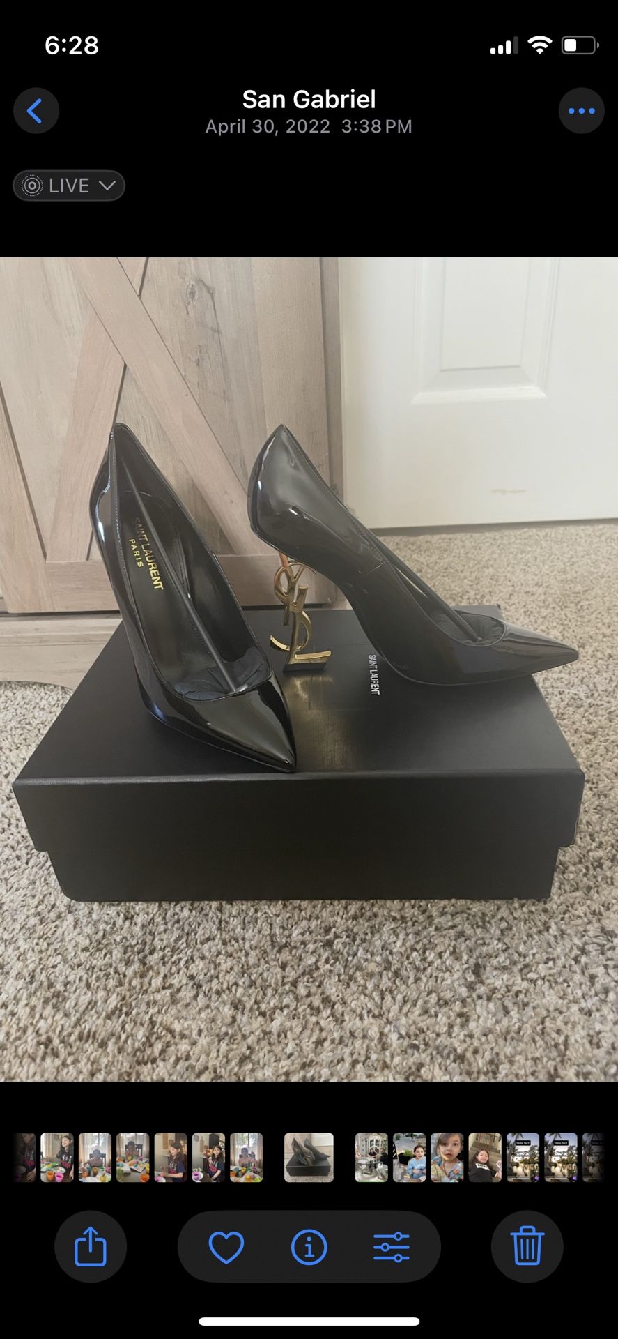 YSL East Saint Laurent heels size 36