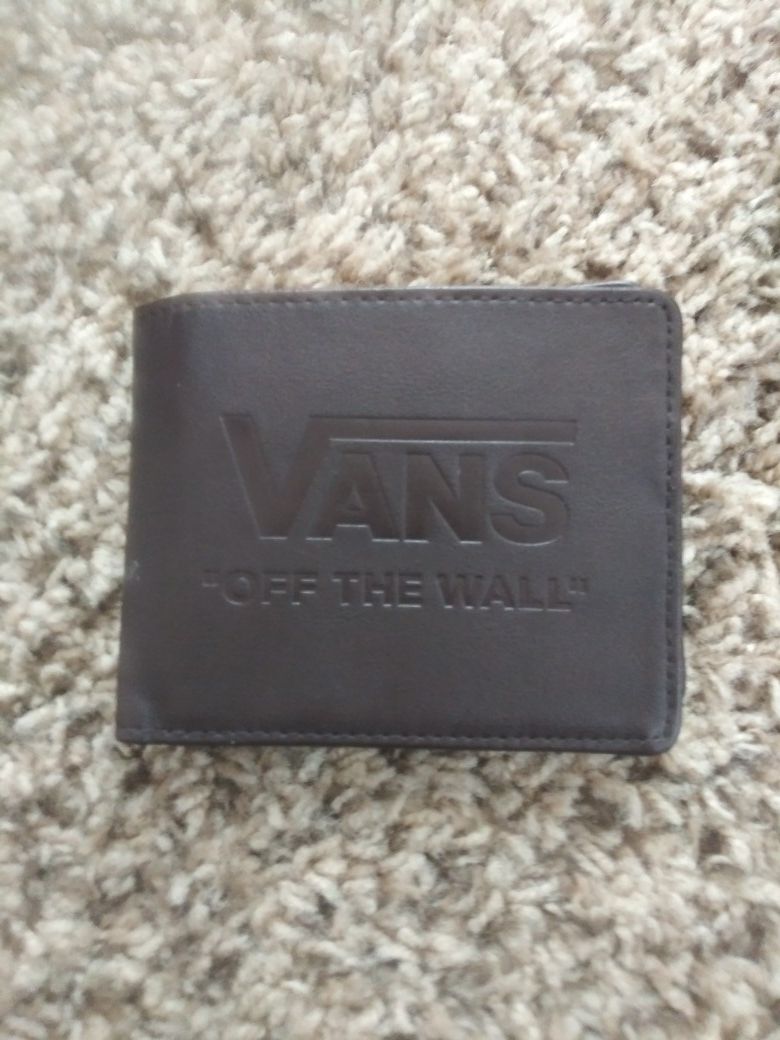 Mans Vans Off the Wall wallet