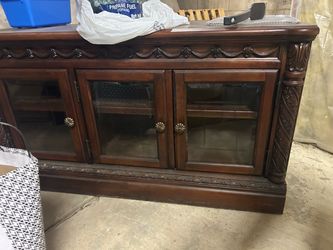 Solid wood tv stand and cabinets