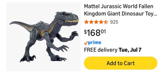 Jurassic world super colossal indoraptor