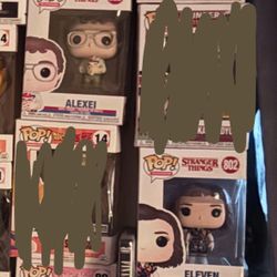 Stranger Things Funko Pop Set – Eleven (80s Outfit) & Alexei w/ Slushie – In Box