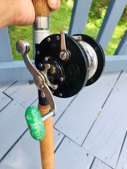 fishing reel and rod for deep sea