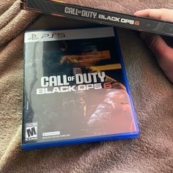 Call Of Duty Black Ops 6 Game And Custom Disc Holder