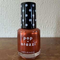 Pop Arazzi 0.50 FL OZ. (14.8mL) Tango Star Metallic Orange Nail Polish