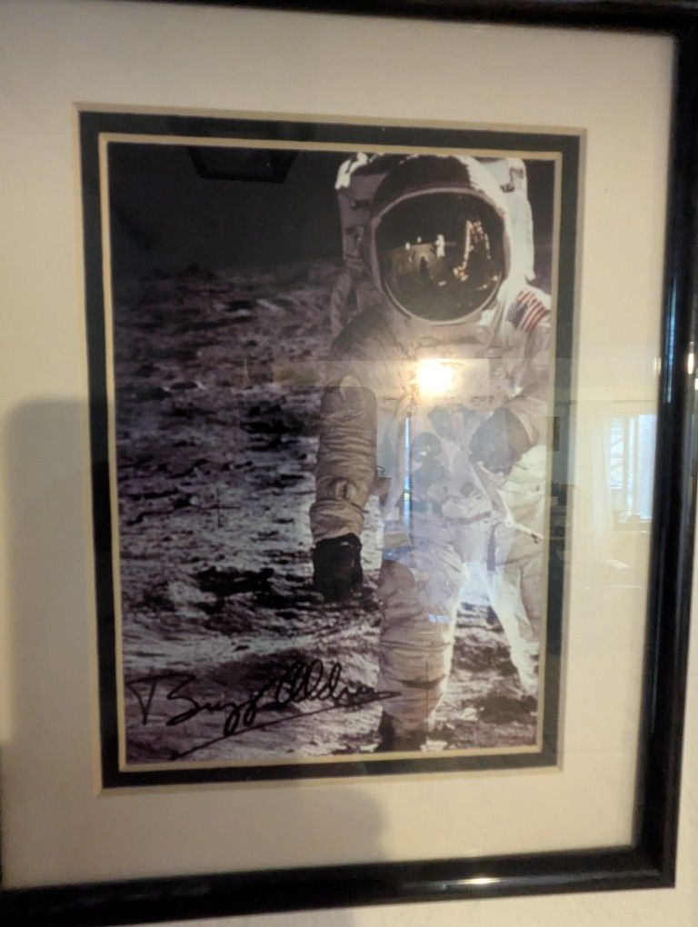 Authentic Hand signed Apollo Photographs From Every Moon Landing