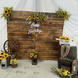 Wood Rustic Backdrop