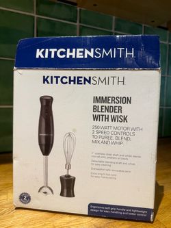 250W Immersion Blender & Whisk — Like New!