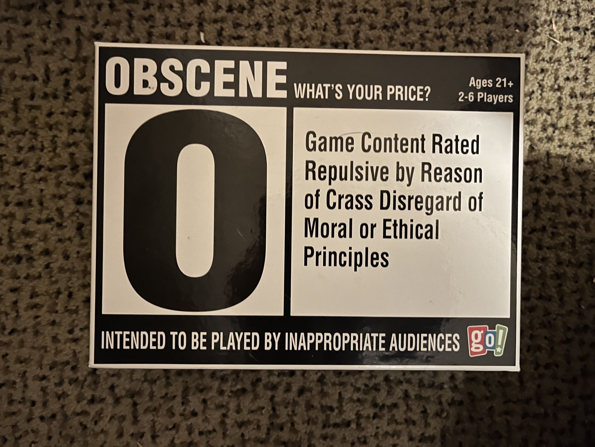 Obscene Card Game