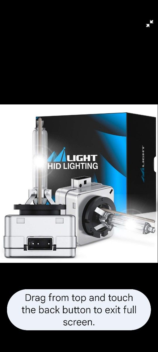 Lot # LJ0360: Nilight D3S HID Bulb 6000K Diamond White D3S HID Headlight Bulbs High Low Beam Xenon Replacement Bulbs for Sedan SUV Pickup 2Pack