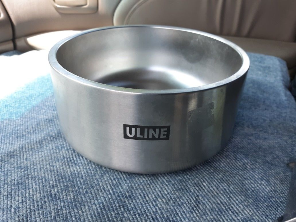 Uline Yeti Stainless Dog Bowl Heavy Duty Double Walled Large Water Food Dish