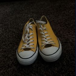 Mens Yellow Converse size 12