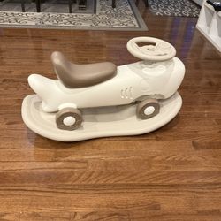 2-in-1 Toddler Rocker & Ride-On Airplane Toy
