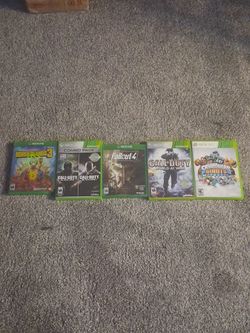 Lot of 5 Xbox Video Games