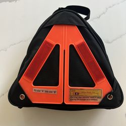 Weather Handler Caution Triangle Emergency First Aid and Jumper Cables Kit 