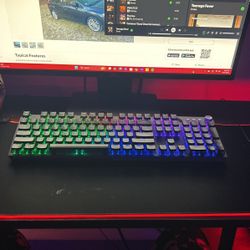 VIGOR GK71 SONIC - RED SWITCHES KEYBOARD BRAIDED CORD