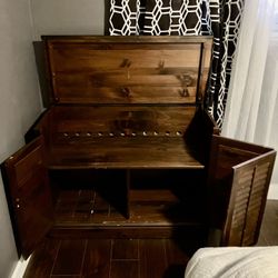 Vintage Ethan Allen Old Tavern Pine Media Cabinet