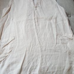 Cotton Linen Tunic Tops Size XL $5 Each 