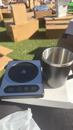 Electric Mug Warmer with Stainless Steel Mug